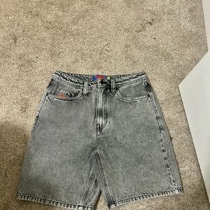 Empyre Gray Washed Denim Jorts